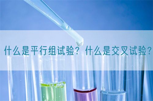 什么是平行組試驗？什么是交叉試驗？(圖1)