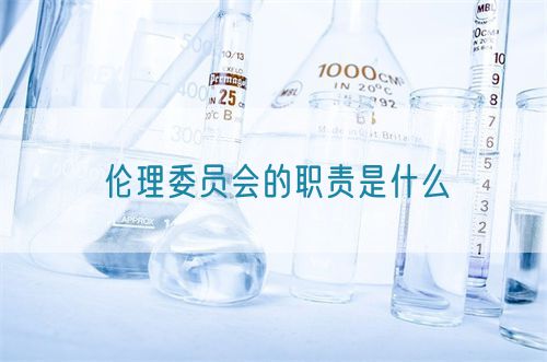 倫理委員會的職責是什么