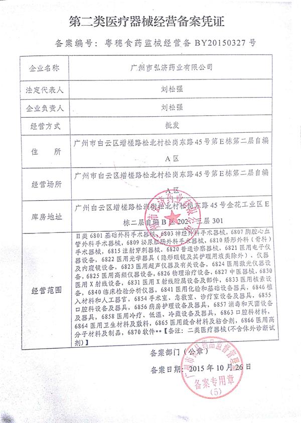 二類醫(yī)療器械經(jīng)營備案憑證申請材料有哪些？(圖2)